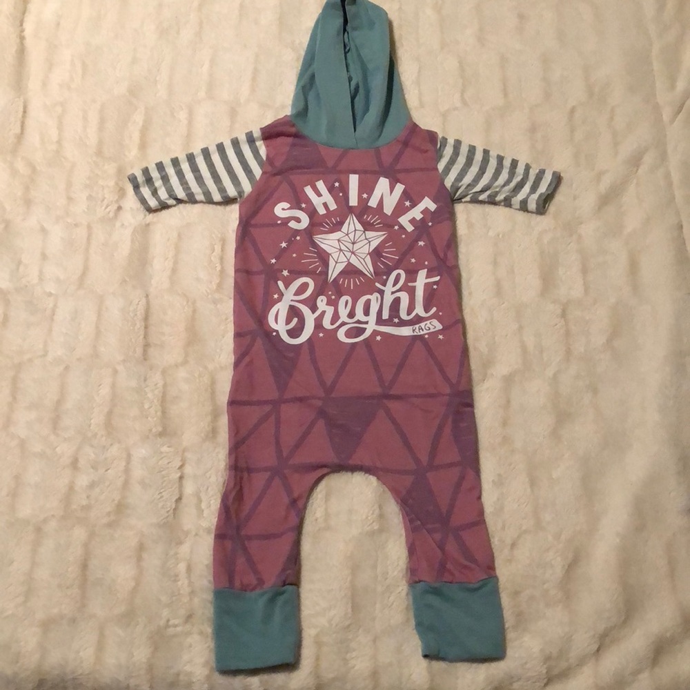 Rags to Raches one piece romper 12-18mo